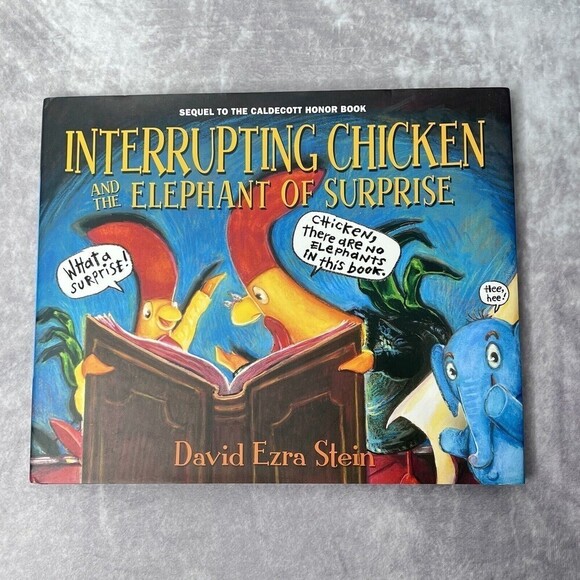 INTERRUPTING Chicken and the Elephant of Surprise by David Stein NEW - Picture 1 of 7